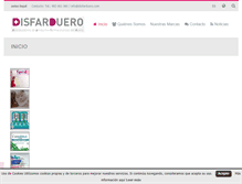 Tablet Screenshot of disfarduero.com